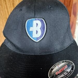 Black Flexfit Cap with Blue Logo Bluecoats